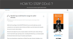 Desktop Screenshot of how-to-stop-ddos.com