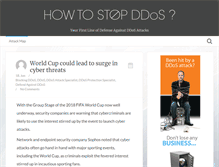 Tablet Screenshot of how-to-stop-ddos.com